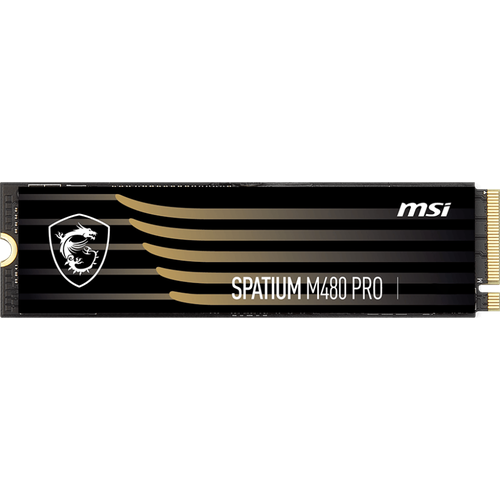 Накопитель SSD 1Tb MSI SPATIUM M480 PRO (SPATIUM M480 PRO PCIe 4.0 NVMe M.2 1TB) (S78-440L1G0-P83)