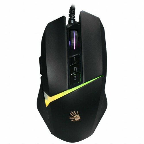 Мышь проводная A4Tech Bloody W60 Max черный 687500₽