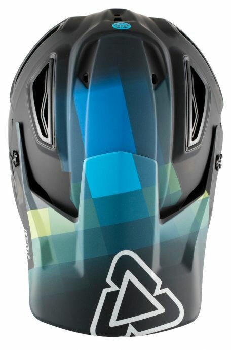 Козырек к шлему Leatt DBX 5.0 Visor V28 (Black/Teal, OS, 2018 (4018900291))