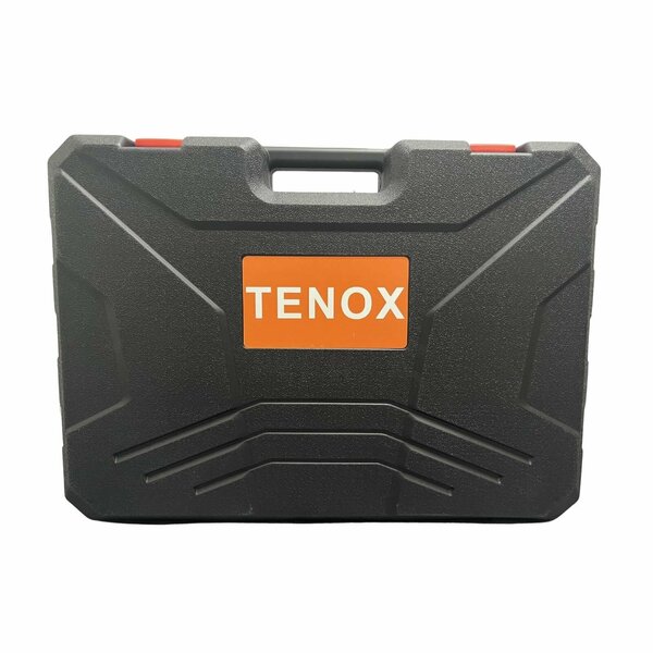 TENOX 3 в 1 кейсе, Набор бесщеточных аккумуляторных инструментов перфоратор, болгарка УШМ, гайковерт, 2 АКБ LI-ION, 5 Ач