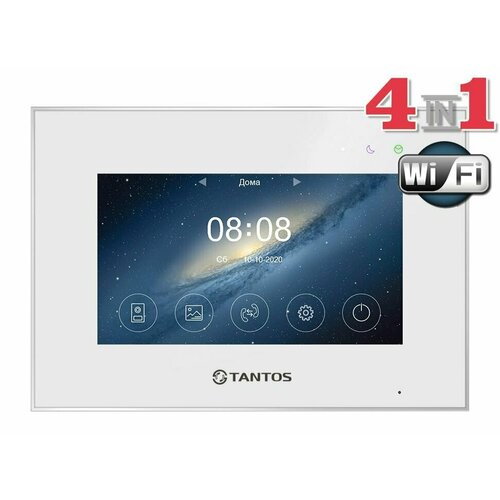 Marilyn HD Wi-Fi IPS (white) Монитор видеодомофон 7 дюймов Tantos tantos marilyn hd wi fi ips