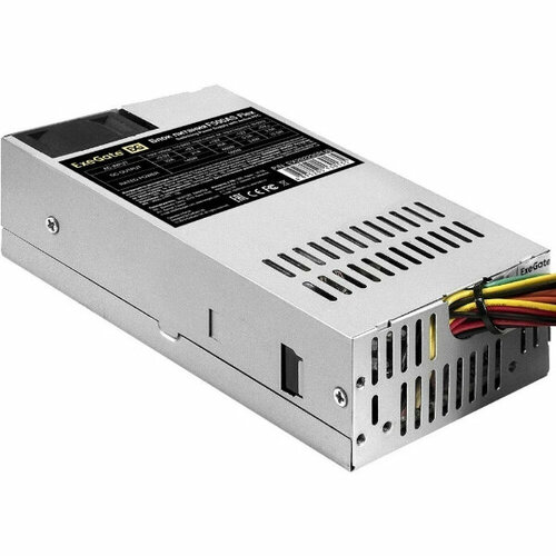 Блок питания 500W ExeGate F500AS Flex ATX for ITX case APFC КПД 80 80 PLUS 4cm fan 24pin 44pin 3xSATA 2xIDE 967000₽