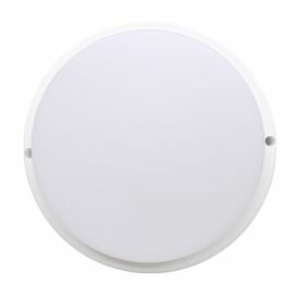 Светодиодный светильник 24W 220V 6500K Круг накладной IP65 матовый белый ECOLA
