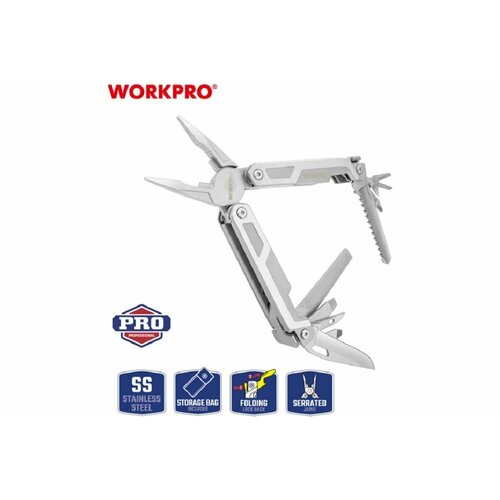 Мультитул WORKPRO 15 в 1 WP382002