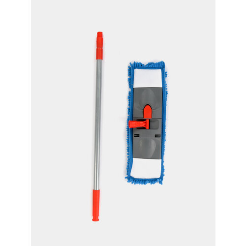 Швабра с флаундером для мытья пола 40 см насадка Моп микрофибра Laima 606314 1599₽
