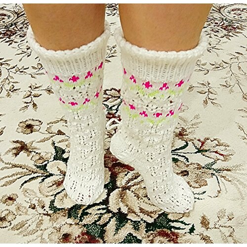 фото Носки , 2 уп., размер 36-41, белый gold hands