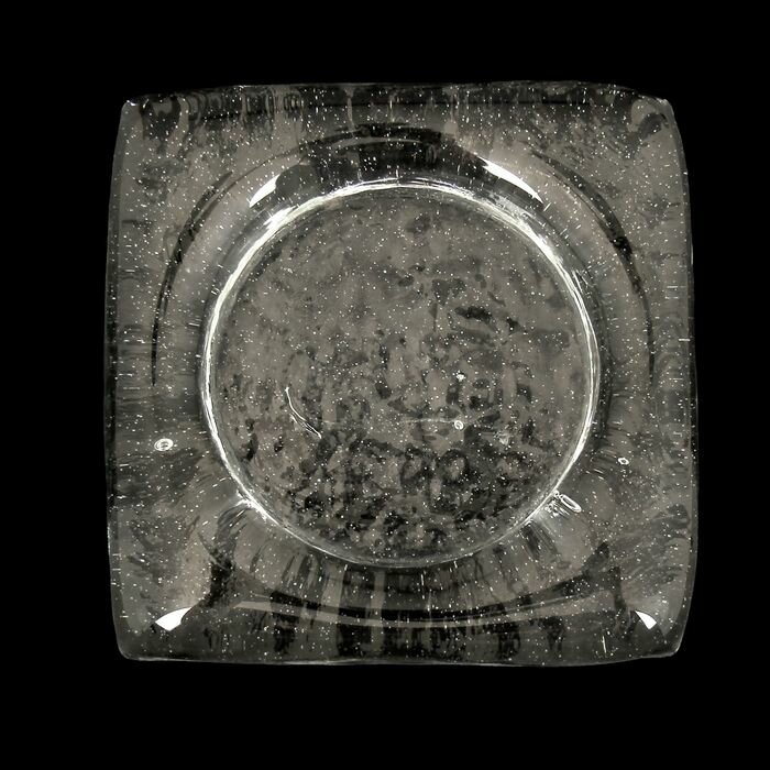 Подсвечник квадратный с углублением под свечу D-7,5 см, 2,5х10 см - фотография № 2