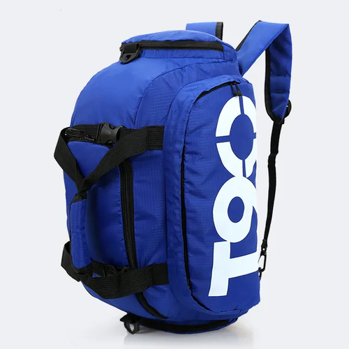 Сумка спортивная  *Сумка-рюкзак для фитнеса*, 23х24х45 см, синий