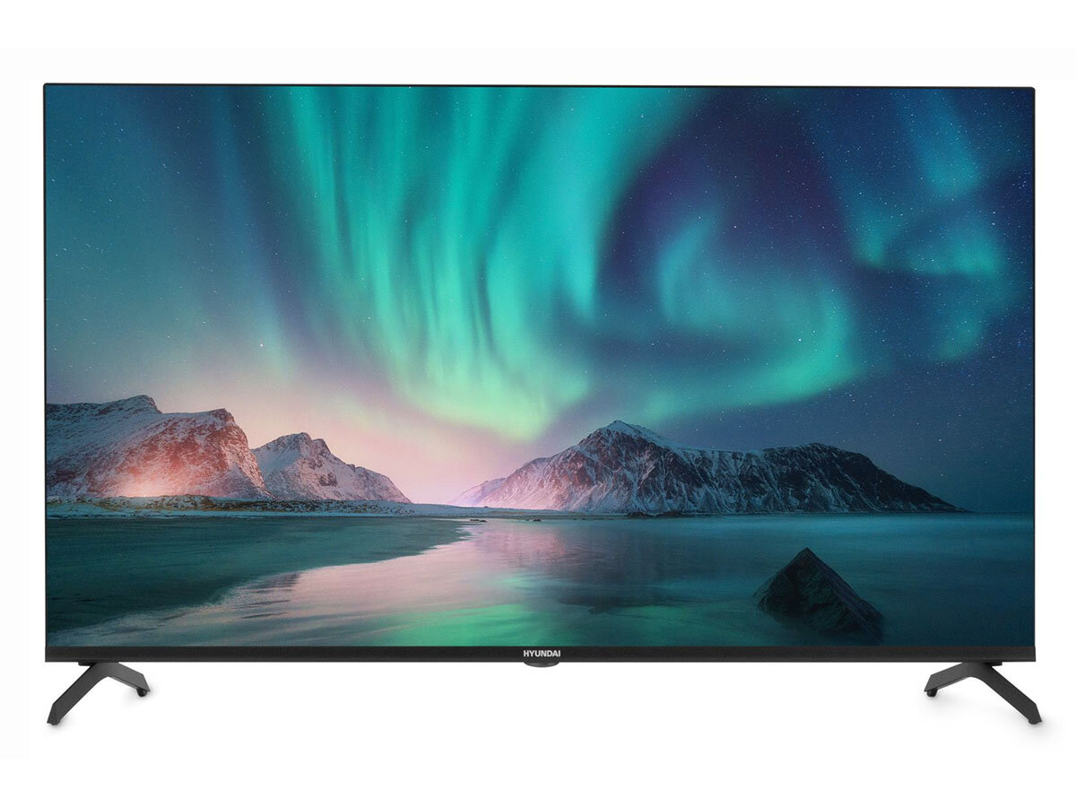 Телевизор Hyundai 43" LED, UHD, Smart TV (Android TV), Звук (20 Вт (2x10 Вт), 3xHDMI, 2xUSB, 1xRJ-45, Черный, H-LED43BU7006