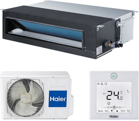 фото Канальный кондиционер Haier AD35S2SM3FA / 1U35S2SM3FA (средненапорные)