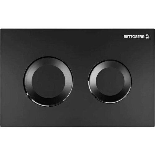 Клавиша смыва BETTOSERB BY PESTAN черный матовый пластик 40006467 3821₽