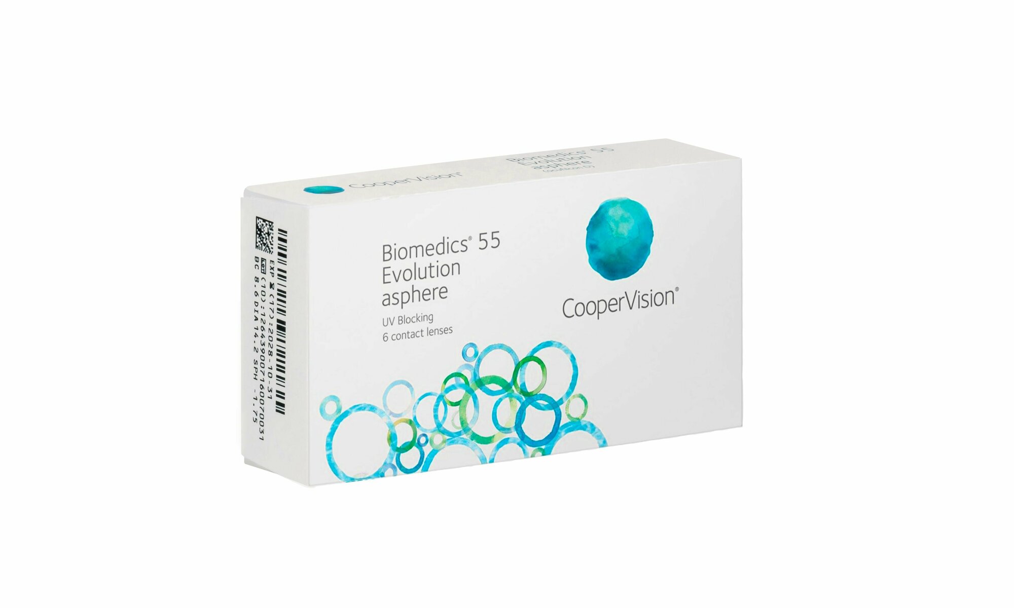 Контактные линзы CooperVision Biomedics 55 Evolution Asphere (6 линз) R 8,6 D -4,5