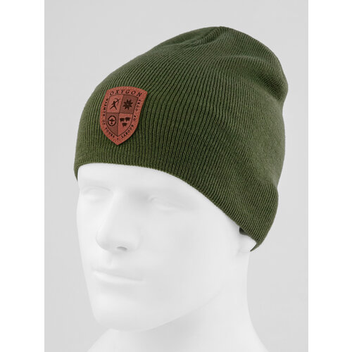 фото Шапка бини oxygon, размер 54/60, хаки