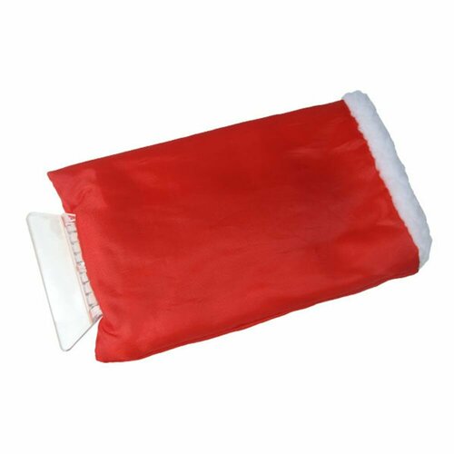 Зимний скребок для автомобиля SD-3102 с варежкой для защиты руки - красный 445₽