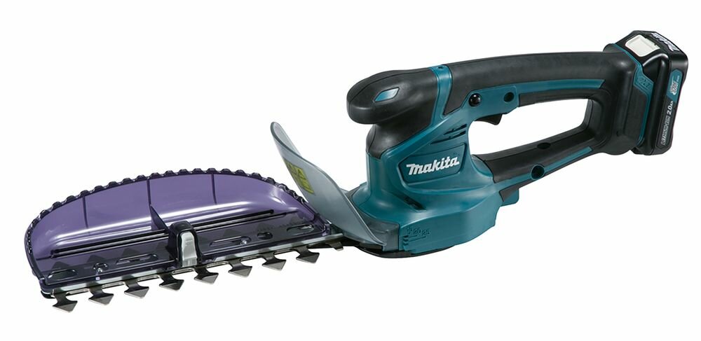 фото Кусторез аккумуляторный Makita UH201DWA, 200 мм, с АКБ 2 Ач и ЗУ
