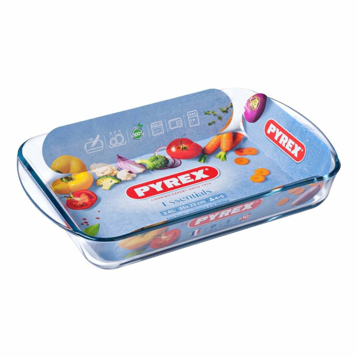 Лоток Pyrex Лоток прямоуг. Стекл. 40х27x7см 6 (240B000/6146) - фото №12