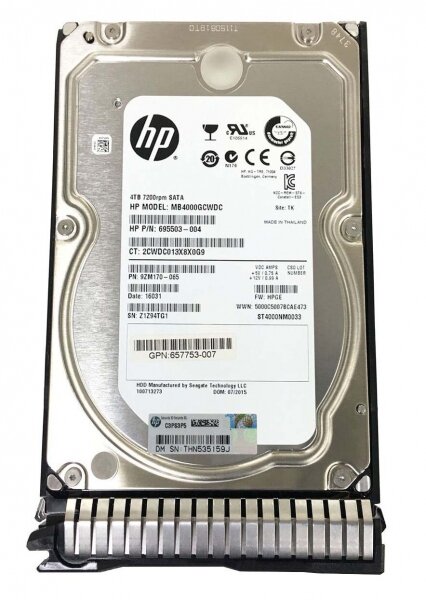 Жесткий диск HP 693720-001 4Tb 7200 SATAIII 3.5" HDD