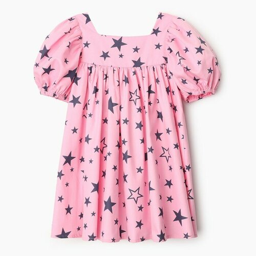 фото Платье детское kaftan "звезды" р.32 (110-116 см) розовый