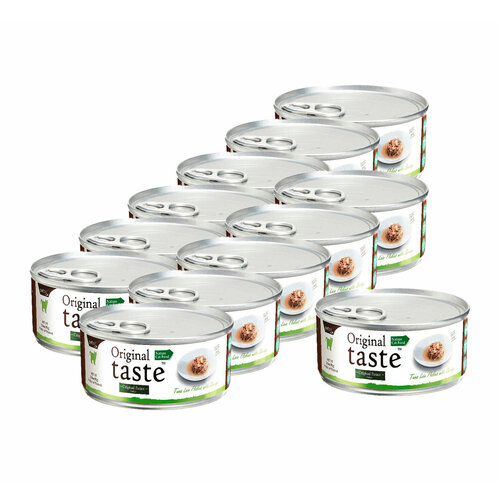 Pettric Original Taste влажный корм для кошек с тунцом и креветкой в соусе - 70 г x 12 шт.