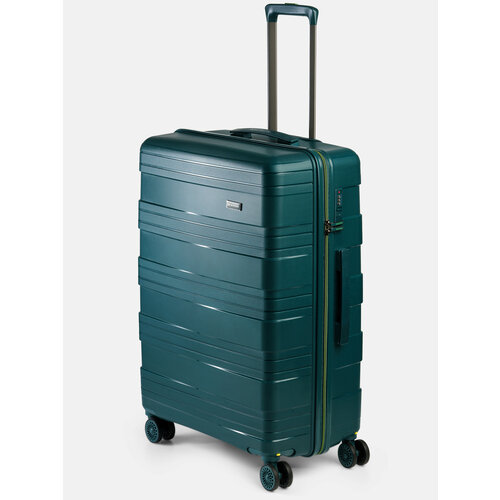 Чемодан MIRONPAN, 99 л, размер L, зеленый чемодан mironpan 42 л размер m зеленый