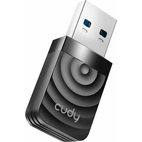 Wi-Fi USB адаптер CUDY WU1300S черный usb адаптер wifi w15 usb 2 0 802 iin 150 мбит с