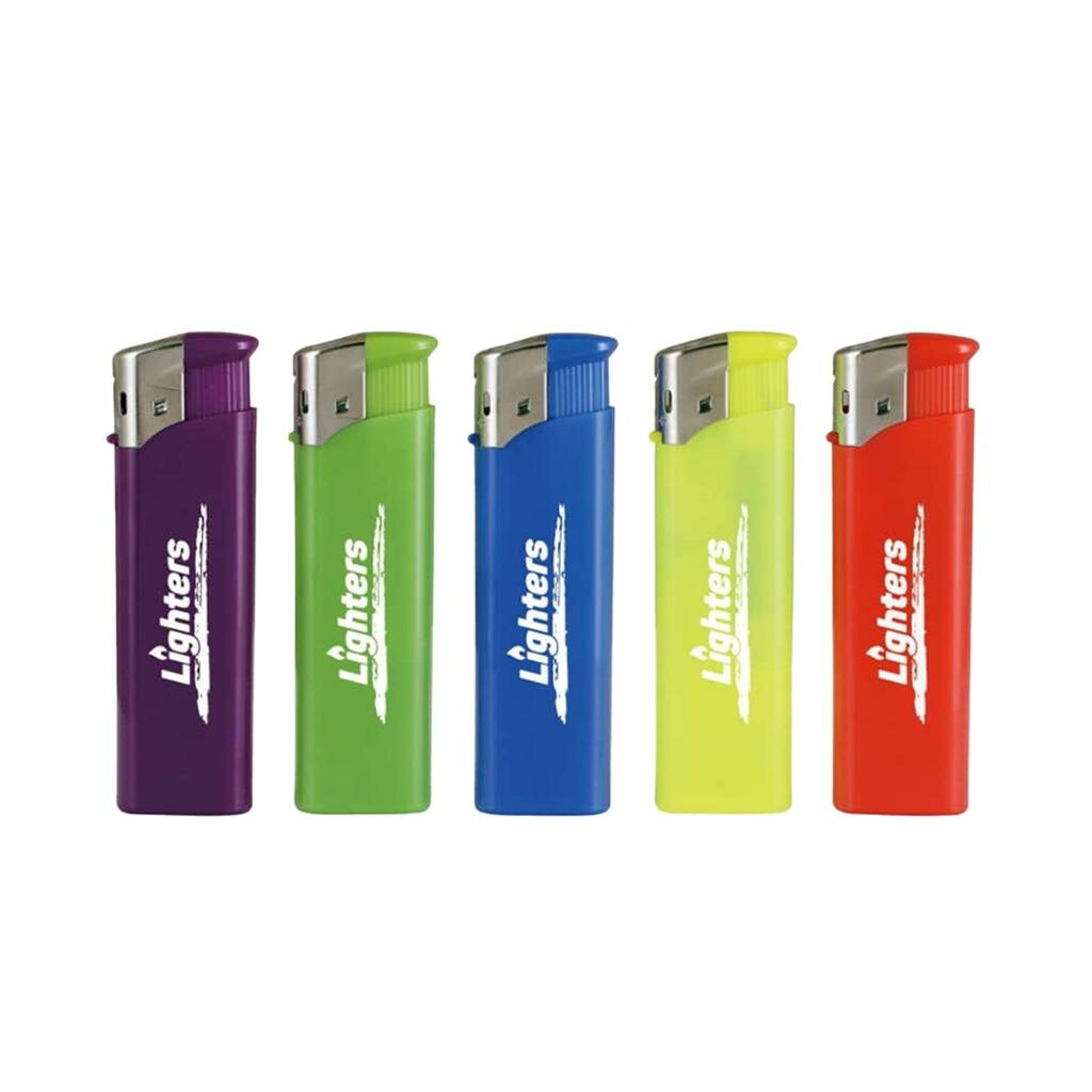 Зажигалка турбо-пламя Lighters газовая 5 цветов, 50 шт - фотография № 2