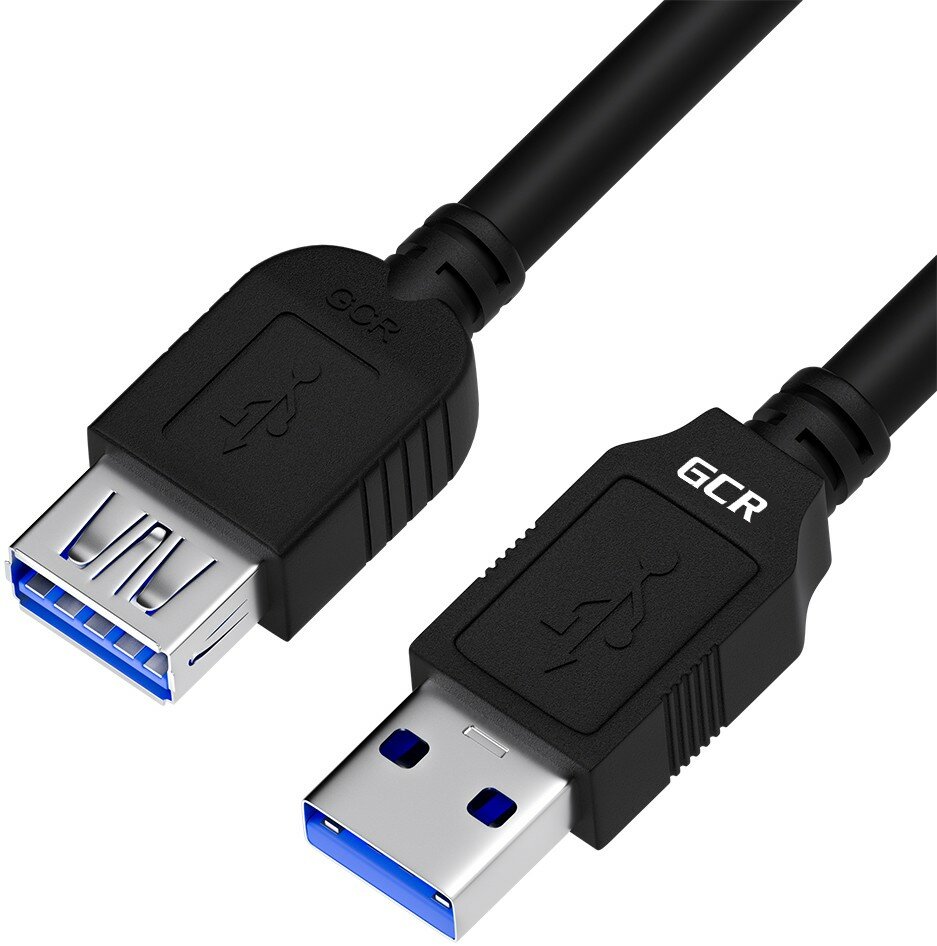 Кабель удлинительный USB A (M) - USB A (F), 3м, Greenconnect (GCR-54570)