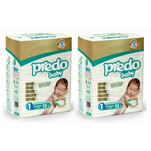 Predo Baby Подгузники для младенцев 2-5кг 13шт 2уп