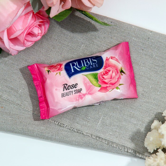 Мыло Rubis Rose швейцарское расслабляющее аромат розы 60 грамм