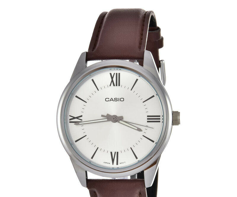 Наручные часы CASIO Наручные часы Casio MTP-V005L-7B5, мультиколор, коричневый