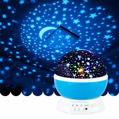Проектор звездного неба голубой ночник-проектор светильник-ночник 489₽