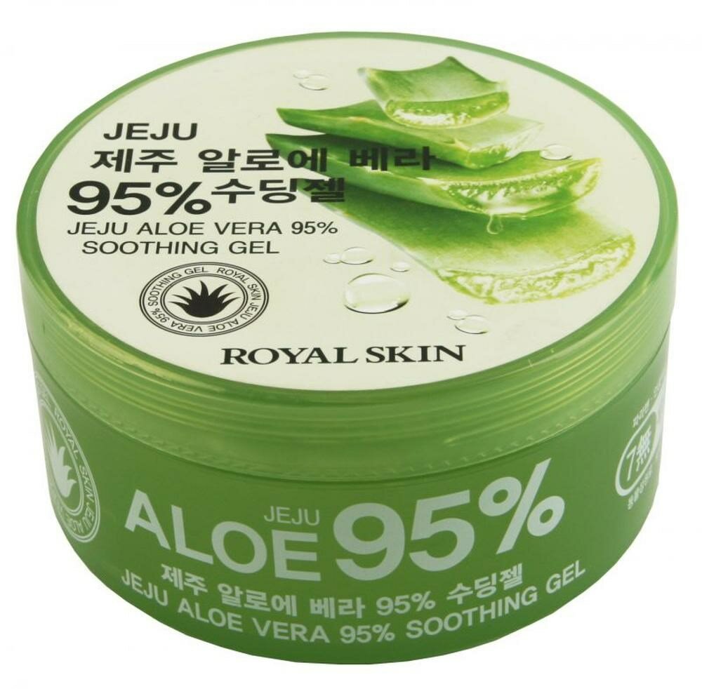 Гель для лица и тела Royal Skin с 95% содержанием Алоэ, 300мл