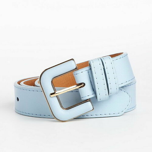 фото Ремень сима-ленд, размер 105, голубой сима-лэнд