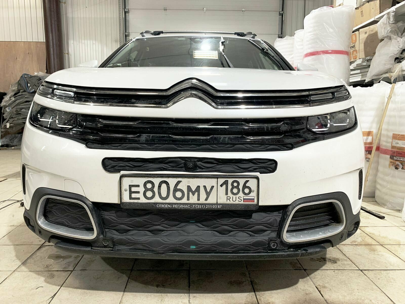 Утеплитель радиатора для Citroen C5 Aircross 2018 -н.в. I