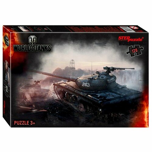 Пазл World of Tanks, 120 элементов, микс пазл нужный транспорт 12 элементов микс