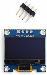 Модуль OLED 0,96" I2C IIC интерфейс голубой цвет 4pin (Arduino)
