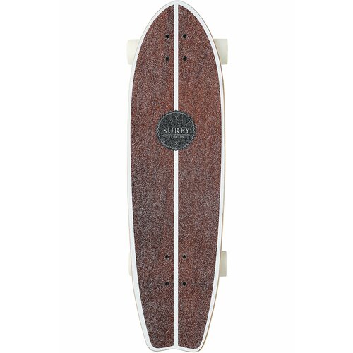Лонгборд Tempish Surfy II 32.5, 32.5x9.3, белый/коричневый