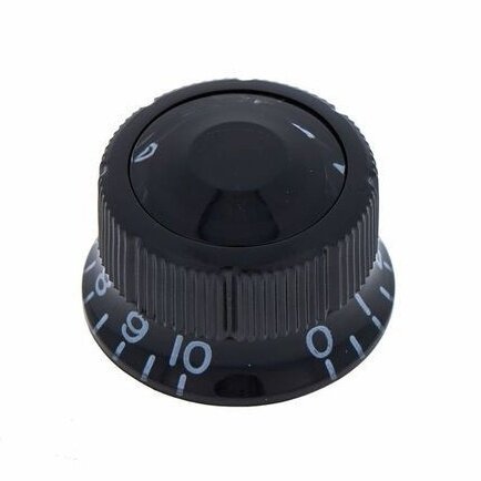 Ручка потенциометра Ibanez, Bell style, дюймовая, чёрная