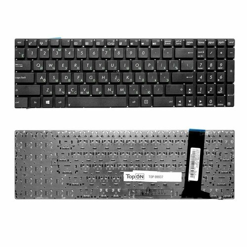 Клавиатура Asus N56 N56D N56DP N56DY N56J N56JR N56V N56VB N56VJ N56VM N56VV N56VZ клавиатура для ноутбука asus n56 n56v черная с красной подсветкой