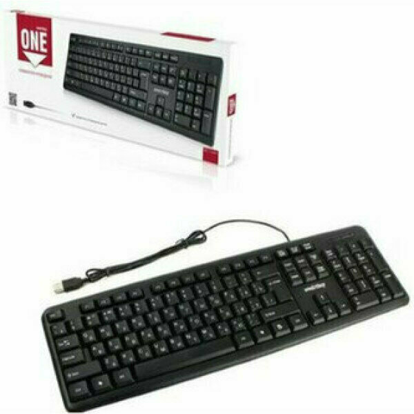 Проводная клавиатура мультимедийная SmartBuy One SBK-210U-K USB, чёрная — фото 4