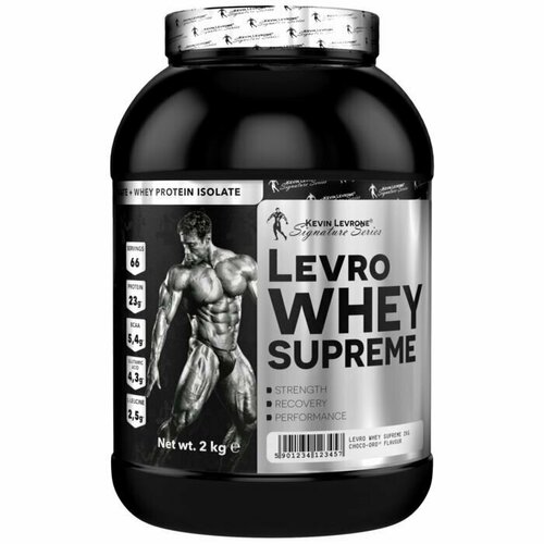 фото Сывороточный протеин со вкусом баунти kevin levrone levro whey supreme, 2000 грамм