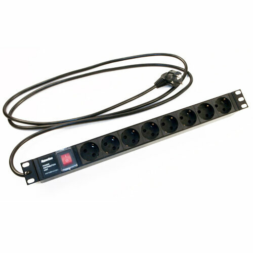 Блок розеток для 19 шкафов горизонтальный 397034 Hyperline 6269₽