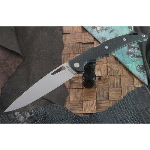Saro нож Кайман XL сталь Aus-10, рукоять G10 black