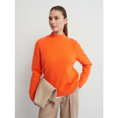 Джемпер Vittoria Vicci, размер L, оранжевый новинка 2023 утепленная вязаная верхняя одежда в корейском стиле на осень и зиму свободный кардиган кофта для женщин