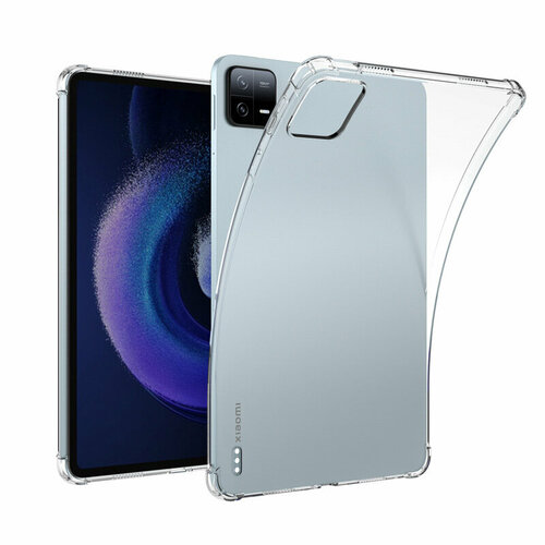 Чехол задняя панель накладка бампер MyPads Tocco для Xiaomi Mi Pad 6 / Mi Pad 6 Pro ультра-тонкий из мягкого качественного силикона прозрачный. чехол задняя панель накладка бампер mypads tocco для xiaomi mi mix 1 ультра тонкий из мягкого качественного силикона прозрачный