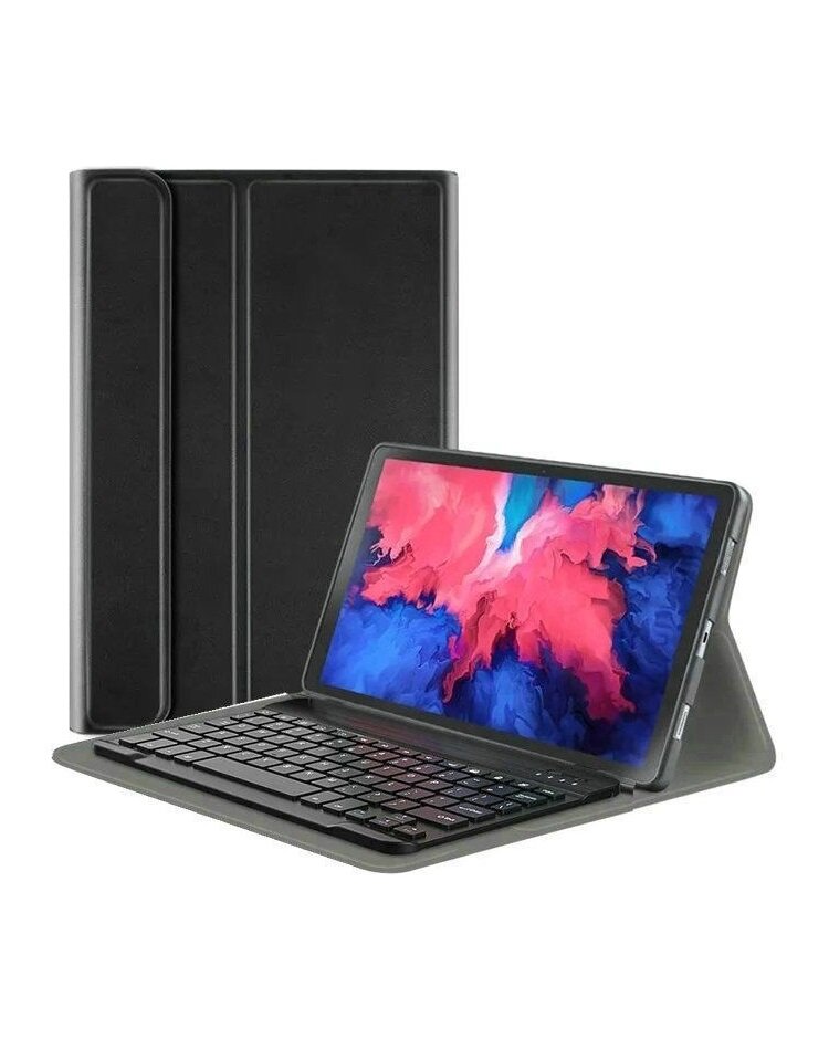 Чехол-клавиатура MyPads для Lenovo Xiaoxin Pad 2022 / M10 Plus 3rd Gen 10,6 " TB-125FU/128FU 10.6" со съемной беспроводной Bluetooth клав.