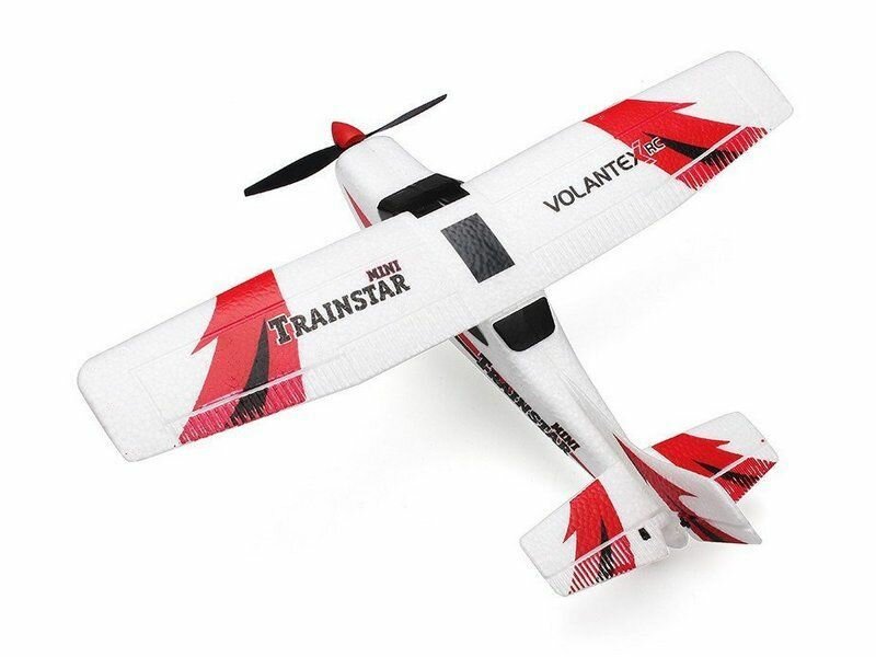 VolantexRC Радиоуправляемый самолет VolantexRC TrainStar Mini 400mm RTF 24GHz LiPo with Gyro - EXA76101R