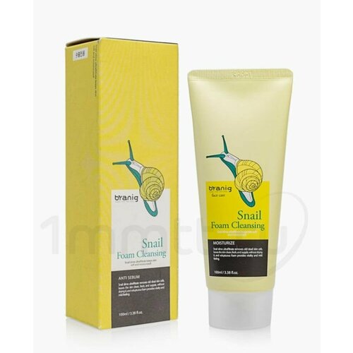 Branig Пенка для умывания Snail 100гр