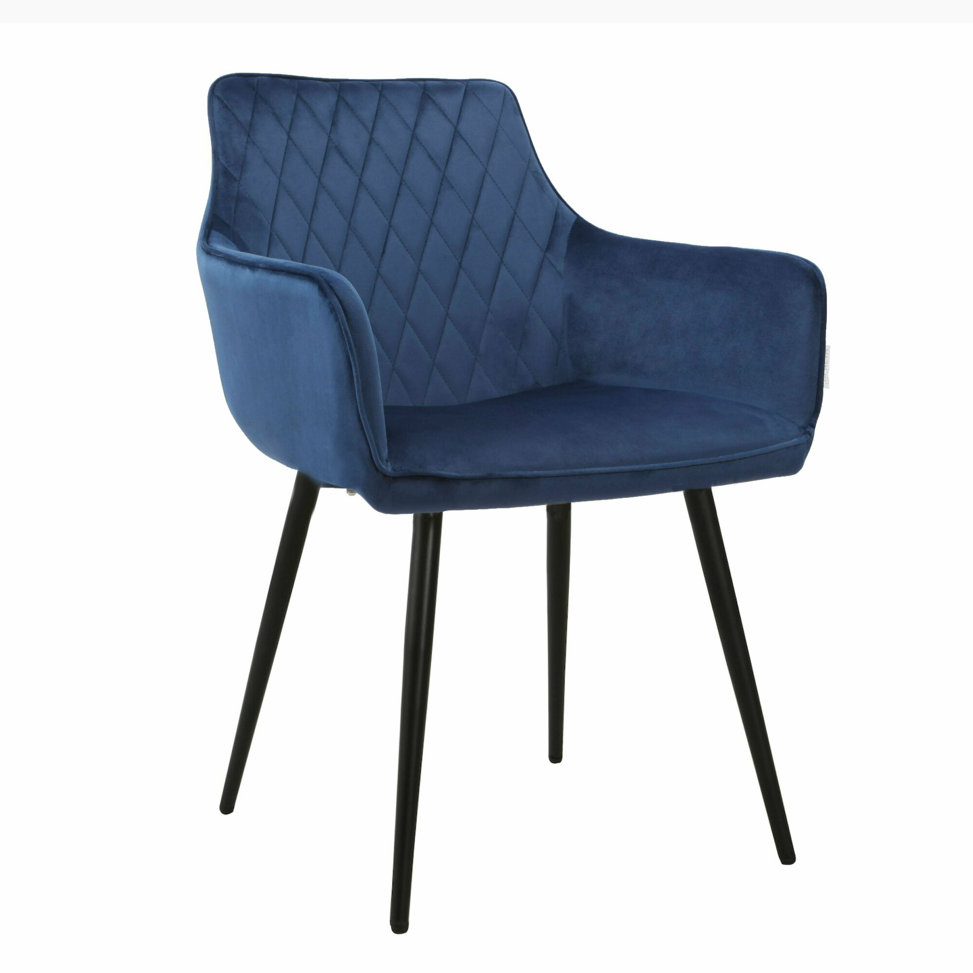 Стул Амьен мягкий кресло на кухню комплект 2 штуки цвет синий