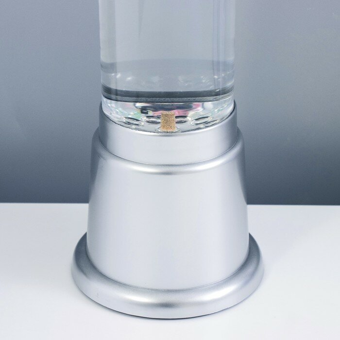 Светильник "Аквариум" LED RGB серебро 12x12x50 см - фотография № 6